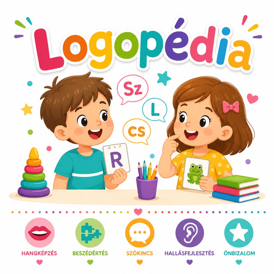 Logopédia illusztráció